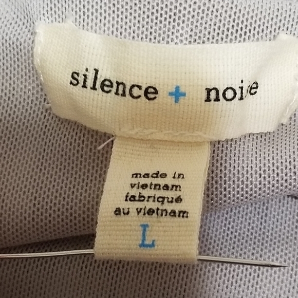 Silence + Noise Lauralie Ribbed Mini Off the Shoulder Longsleeve Dress S… - Picture 11 of 11